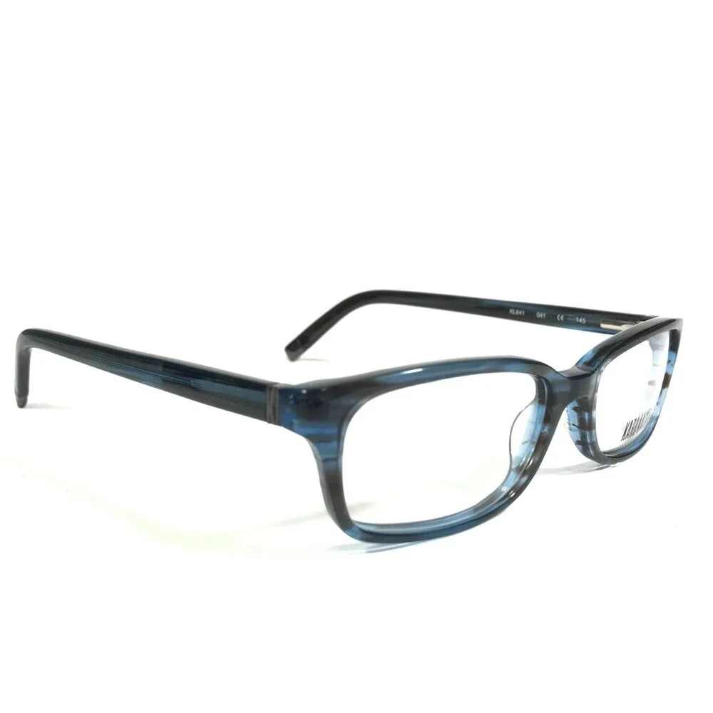 Karl Lagerfeld Eyeglasses Frames KL641 041 Blue Horn Rectangular 51-17-145